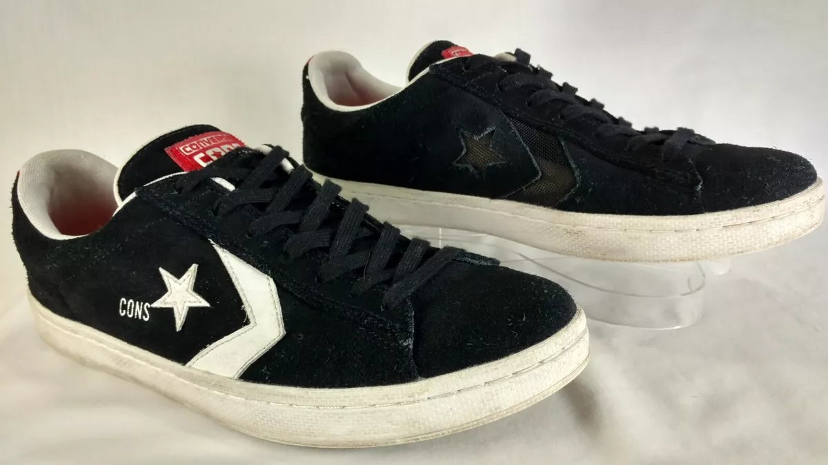 Converse Cons Star Player Suede Low Top Sneakers Black Mens Size | eBay