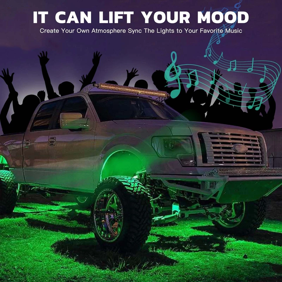 10 x RGB LED Pods рок свет днища неоновая лампа для Can-Am Spyder F3 RS RT ST - Изображение 3 из 4