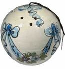 Vintage Porcelain Sachet Pomander Potpourri Holder 3"  ~ Italy