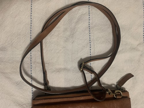 Colorado Brown Leather Cross Body Bag - Picture 12 of 13