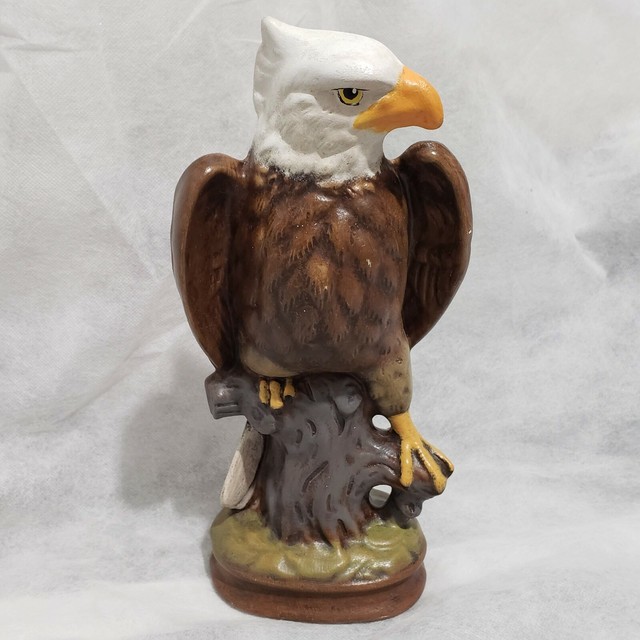 Vtg Collectible Beautiful Bald Eagle Figurine Home Office ...
