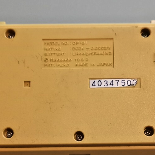 GAME & WATCH NINTENDO OIL PANIC OP-51 RARO ORIGINALE- 1982 PATINA MULTI SCREEN - Foto 8 di 10