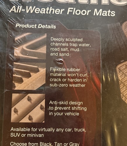 WeatherTech All-Weather Floor Mats for W25-W60 Gray Set - Picture 4 of 9