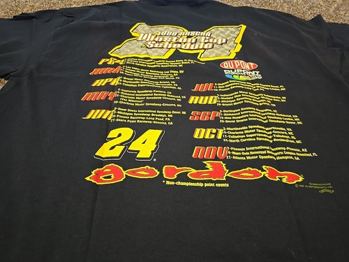 Vintage Chase Authentics Jeff Gordon 1999 Winston Cup Nascar T Shirt XXL #1748 - Picture 8 of 9