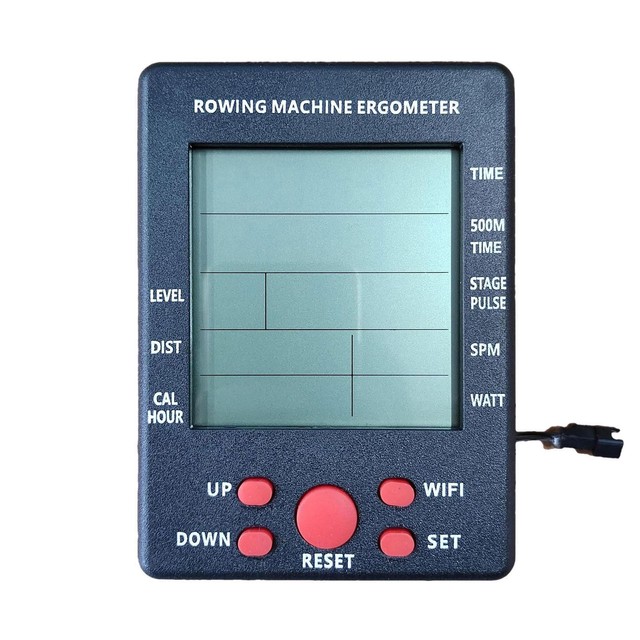 Rowing Machine Counter Speedometer Monitor Replacement Part for Sports Bike Rowing Machine Counter Speedometer Monitor Replacement Part for Sports Bike