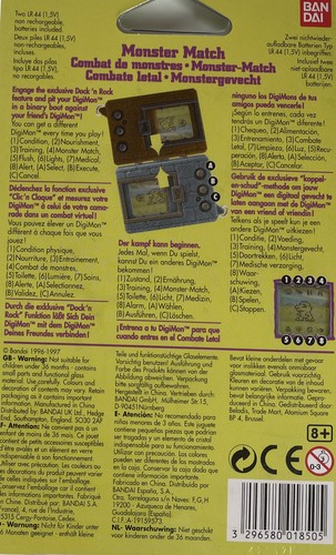 Consola Digimon Digivice 1ª Generación (1996) Mascota Virtual, Sellada Bandai Tamagotchi - Imagen 8 de 13