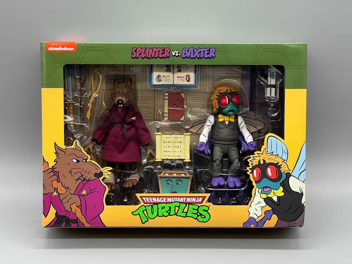 MASTER SPLINTER and BAXTER STOCKMAN Fly TMNT Mutant Ninja