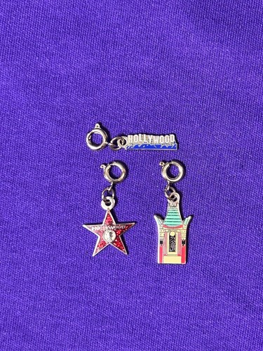Vintage Hollywood Kalifornien Charms Set (3) Hollywoodstar China Landschaft - Bild 10 von 10
