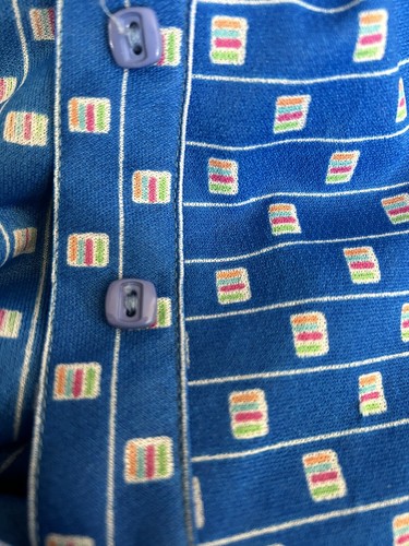 Vintage 80er Lady Carol Petites Midikleid Damen 12 Sekretärin Krawattengürtel - Bild 10 von 11