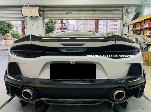 Dry Carbon Fiber Rear Bumper Lip Diffuser Body kit For 19-2023 McLaren GT Coupe - Picture 12 of 14