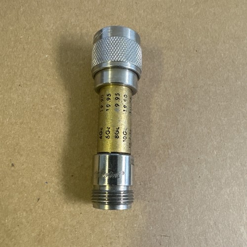 NARDA 777C 20dB 19.8 DC 12.4 GHz ATTENUATOR N-TYPE MALE TO FEMALE CONNECTOR - Zdjęcie 6 z 11