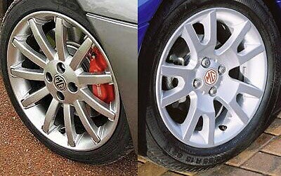 ZR, ZS ZT Alloy Wheel Centre Caps Logo Badges 45mm Emblem for MG Black Silver - Picture 8 of 10
