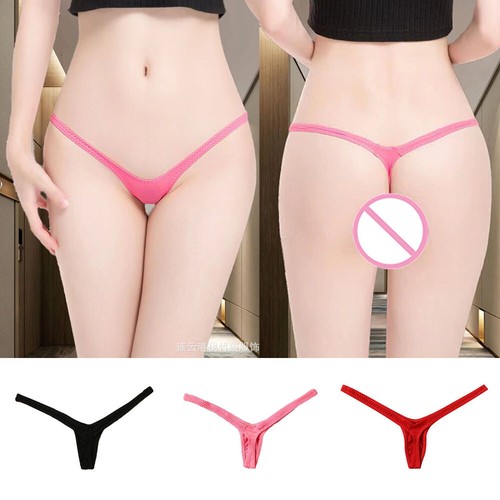 Damen Dessous G-String Tanga Slips Bikini Höschen Schlüpfer Unterwäsche Au > - Bild 3 von 28