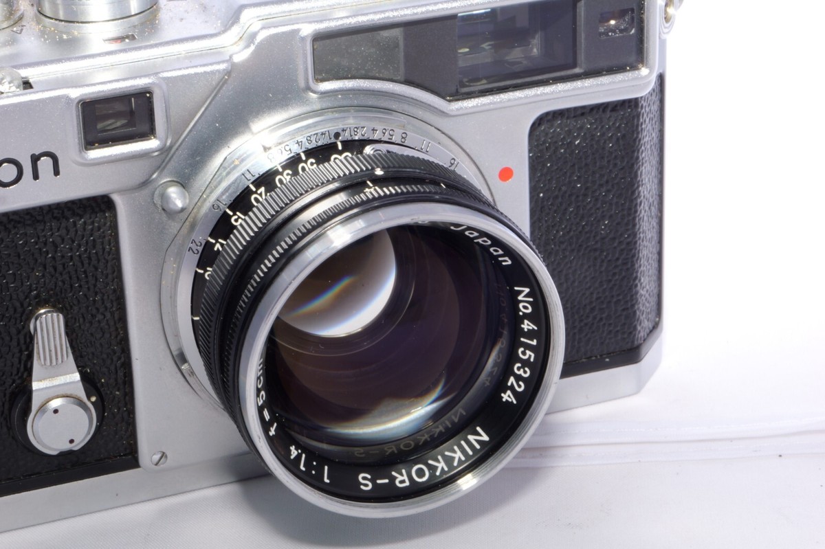 Nikon SP　 5cm f/1.4セット　ジャンク品 Nikon SP Rangefinder Camera with 5cm F1.4 Lens & Cap. Instr