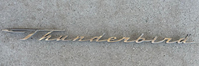 FORD THUNDERBIRD DASH CHROME SCRIPT EMBLEM 1963-1964 63-64 OEM | eBay