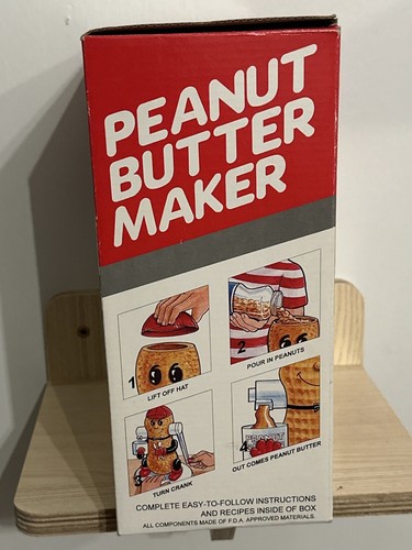 Vintage Broadway Toys Peanut Butter Maker Brand NEW!!! No.229 1993 NOS - Picture 11 of 13