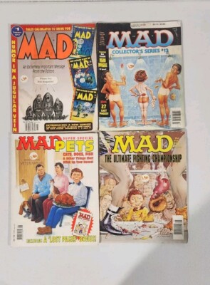MAD Magazine Comics  #1 Summer 1997, July 1996, June 1998, August 1996 Lot Of 4