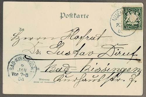 Postal de color Nuremberg: puerta de jardinería animal, funcionó 1904 - Imagen 2 de 2