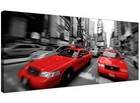 Red Large Canvas Picture of New York City Times Square 1025