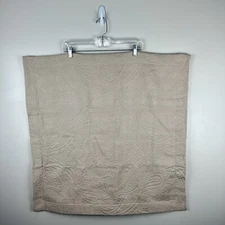 New Lot Of 2 The Company Store Pillow Sham Cover 29x29 Tan Quilted