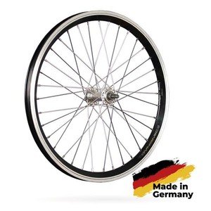 Taylor-Wheels 20 pouces roue avant vélo Dynamic4 axe traversant noir//argent