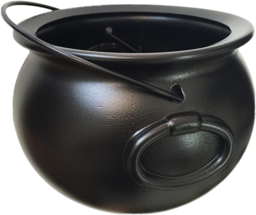 8" Black Cauldron Kettle, St. Patrick'S Pot of Gold, Halloween Decor