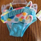 Swimsuits Baby Girls Swimwear Bubbles 2 Pc Bathing suit Bikini Size 0-3 Months