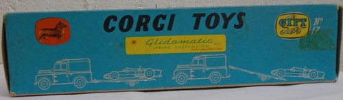 Corgi Gift Set No. 17 Land Rover & Ferrari Racing Car Original Box No Insert - Picture 6 of 11