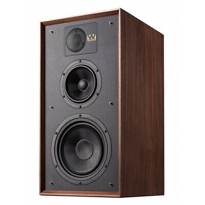 coppia Wharfedale Linton Altoparlanti con supporti in noce coppia Wharfedale Linton Altoparlanti con supporti in noce