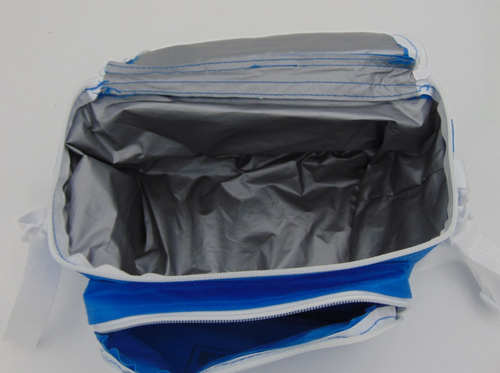 Bolsa de almuerzo BUD LIGHT azul extraíble correas ajustables cremallera - Imagen 7 de 7