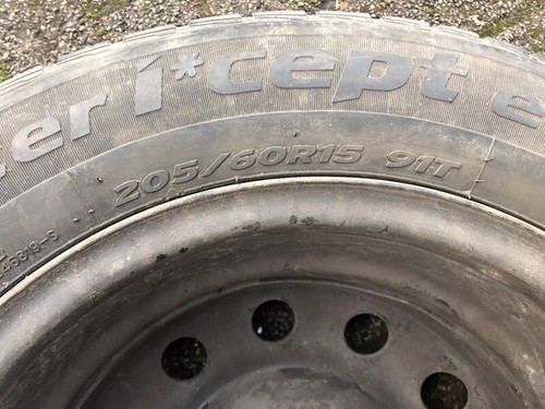 4xkomplette Winterreifen+Felgen 205/60R15 91T für Mitsubishi Spacestar,Hyundai - Bild 3 von 14