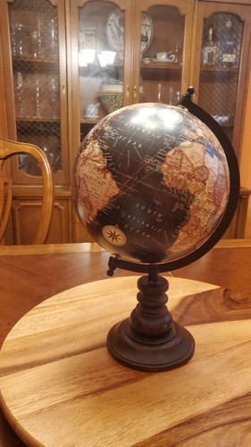 Globo a pie D12 cm de madera - Imagen 3 de 3