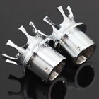 Front Axle Nut Caps Cover Chrome Crown For Harley Touting Road Glide Ultra Fltru