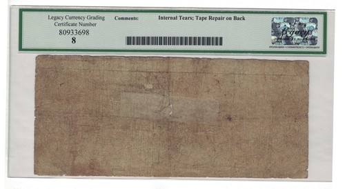 1800'S $2 TWO DOLLARS SHIP BUILDERS BANK ROCKLAND, ME - Bild 2 von 2