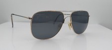Vintage Marchon Gold Silver Pilot Sunglasses Frames