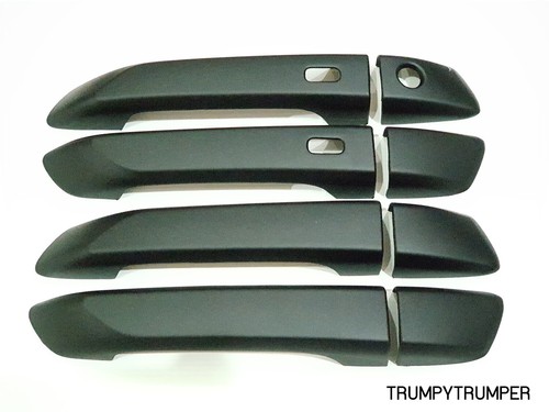 MATTEBLACK DOOR HANDLE COVER TRIM FOR ISUZU D-MAX DMAX UTE 2020-21 LASER SENSOR - Picture 2 of 4