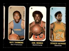 1971 Topps Stickers Basketball #7 Thurmond Monroe Haywood VG/EX