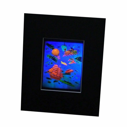 Imagen de holograma de viaje 3D (MATE), película de colección tipo relieve - Imagen 3 de 7
