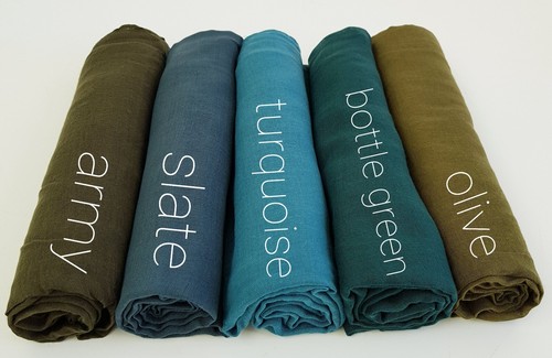 Ladies Womens Big Plain VISCOSE/RAYON Large Maxi Scarf Hijab Shawl Sarong Wrap - Picture 45 of 56