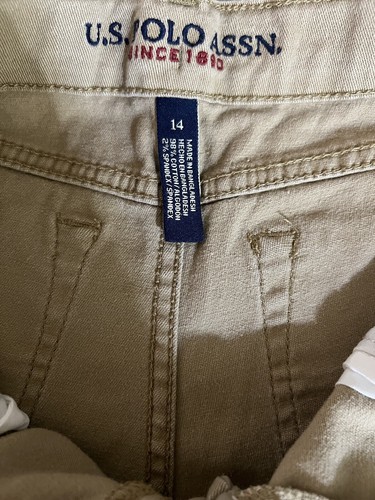U.S. Polo Assn. Boys Stretch Straight Fit Pant Size 14 - Picture 2 of 5