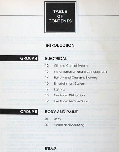 2001 Ford Focus Factory Service Manual 2 Volume Set Original Shop Repair ZX3 ZTS - Bild 4 von 4