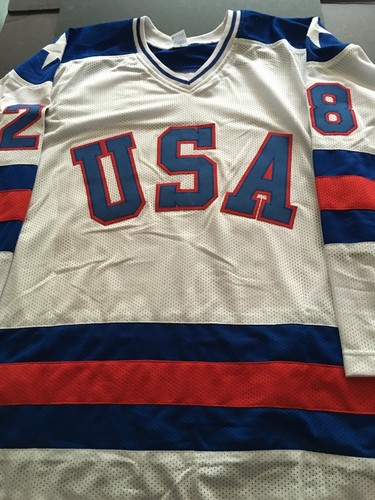 JOHN HARRINGTON AUTOGRAPHED 1980 OLYMPIC JERSEY J.S.A. AUTHENTICATED - Picture 7 of 10