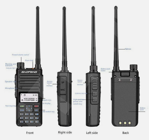 Baofeng DR-1801UV DMR Digitalradio Dualband Stufe 1+2 Walkie Talkie UHF VHF - Bild 4 von 9
