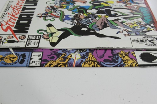 Strikeforce Morituri Marvel #1 1986 1st Issue & #5 1987 We Who Are About To Die - Picture 8 of 12