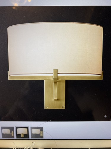 Restoration Hardware Pauillac Swing Arm Sconce. “Without Drum Shade” - Picture 3 of 7