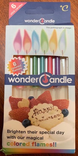 Cake Decoration Birthday Party Wedding Cake Fairy Candles Colourful Flames - Picture 9 of 9
