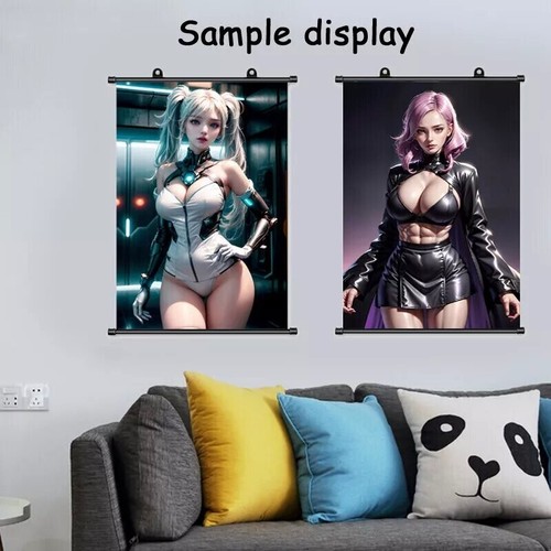 Póster de desplazamiento Anime Niña Modelo Cosplay Cos Impresión Decoración del hogar Pared 24"x36" F-218 - Imagen 7 de 8
