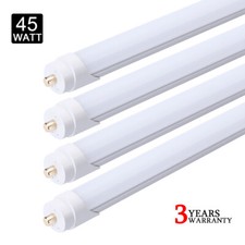 T8 8' Led Bulbs 8FT FA8 Single Pin Led Tube Light 45W 8Foot Led Shop Light 6000K