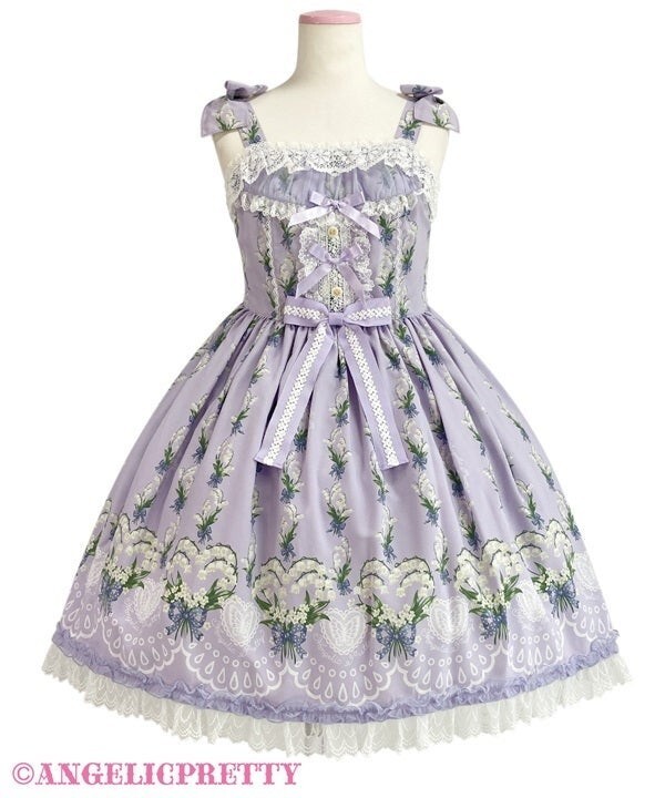 Angelic Pretty - Suzuran Bouquet JSK jumperskirt dress Angelic Pretty - Suzuran Bouquet JSK jumperskirt dress