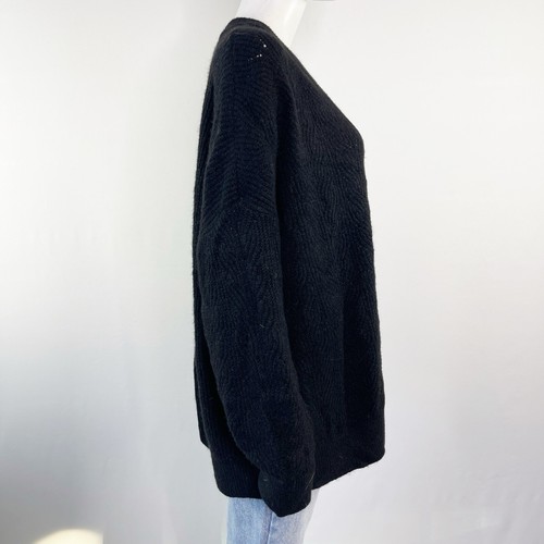 Torrid Black Cardigan Size 3X Button Down V-Neck Long Sleeve Goth Whimsigoth NEW - Picture 6 of 10
